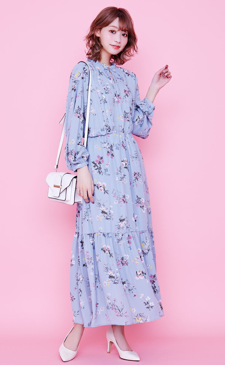 春らしさを演出 旬の花柄ワンピース Rcawaii