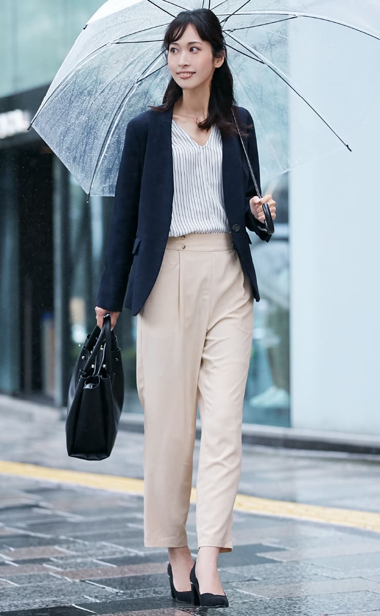 通勤コーデも秋らしく 秋の最新オフィスカジュアルコーデ Rcawaii