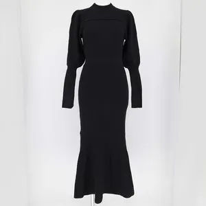 dazzlin クロシェオープンポイントニットワンピース