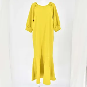vingtrois カットジョーゼットマーメイドワンピース