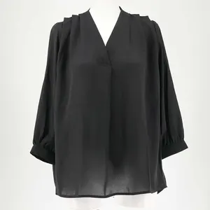 Quelle chance タックデザインスキッパーブラウス