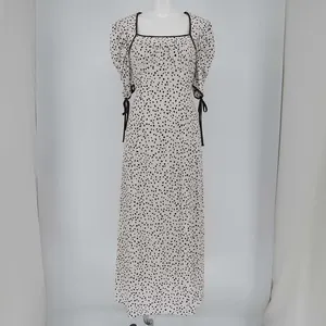 SNIDEL バリエプリントコルセットワンピース
