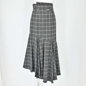 SNIDEL ベルテッドヘムフレアスカート