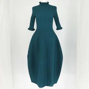 SNIDEL Sustainaホールガーメコクーンワンピース