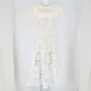 dazzlin オパールフラワーコルセットワンピース
