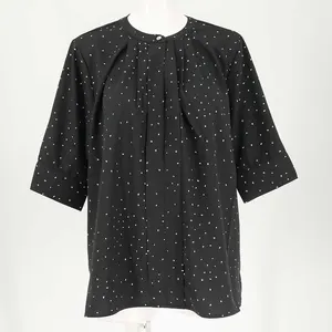 Vis ２WAYフロントタックブラウス