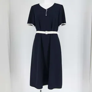 Debut de Fiore バイカラーサックワンピース