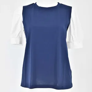 Twenty three パフスリーブシルケットTシャツ