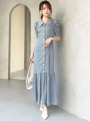 RESEXXY ラッセルレースマーメイドワンピース