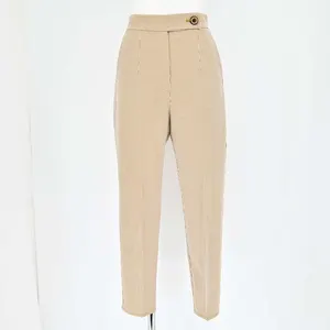 RESEXXY センタープレステーパードパンツ