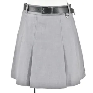 LILY BROWN ベルト付きタックプリーツスカショーパン