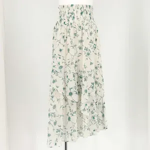 SNIDEL ハイウエストイレヘムシフォンスカート
