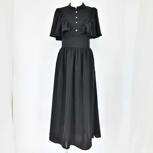 RESEXXY ラッフルフレアロングワンピース
